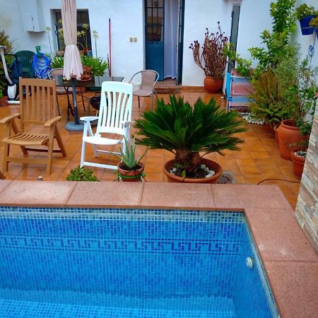 Acogedora Casa De Pueblo Con Piscina Villa Fuenteheridos Buitenkant foto