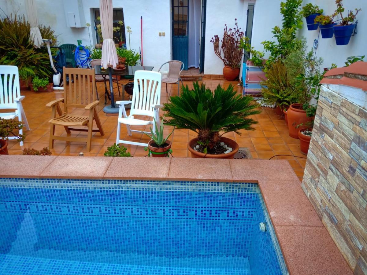 Acogedora Casa De Pueblo Con Piscina Villa Fuenteheridos Buitenkant foto